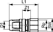Tece Προσαρμογέας Ορείχαλκο Standard 16 Mm X 1/2" Gw 8610002