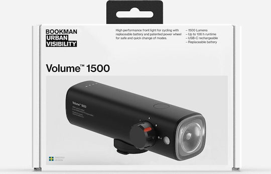 Volume Rechargeable Front Bicycle Light