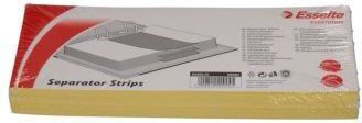 Esselte Cardboard Separator 1/3 A4 100 Pieces Yellow Et6948