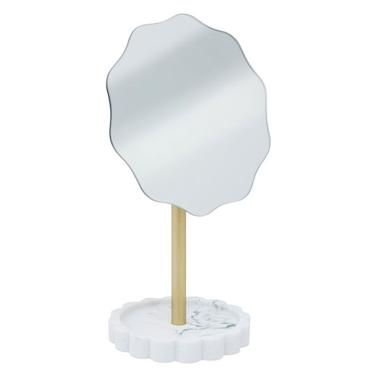 5Five Makeup Mirror Tabletop 12.2x16.4cm White