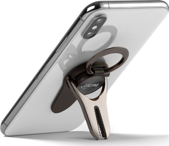Inline Inline Smartphone 3-in-1 Smartclip Car Mount Ring Stand Adhesive Mobile Phone Grip Smartphone Stand Mobile Phone Stand Selfie