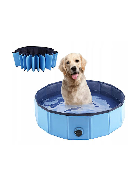 Faltbare Garten Hundespielzeug Pool 80cm Blau Faltbare Garten Hundespielzeug Pool 80cm Blau