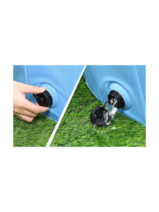 Foldable Garden Dog Pool Small 80cm Blue 1 Piece