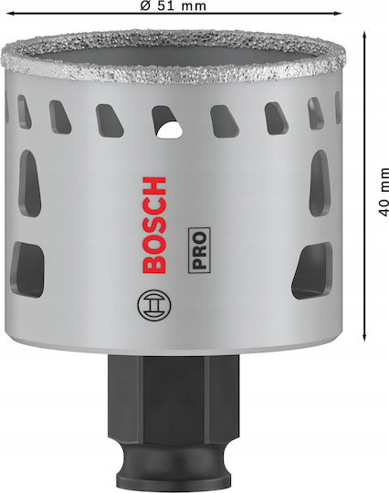 Bosch Ποτηροπρίονο Ξηρής Κοπής με Διάμετρο 51mm