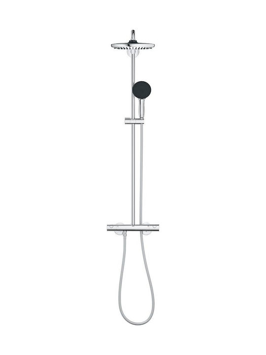 Grohe Στήλη Ντουζ χωρίς Μπαταρία Ασημί