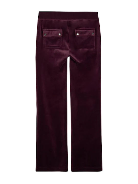 Juicy Couture Del Ray Sweatpants Burgundy