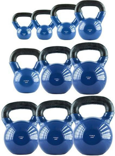 Kettlebell Hms Knv16 Gusseisen mit Gummibeschichtung 16 kg