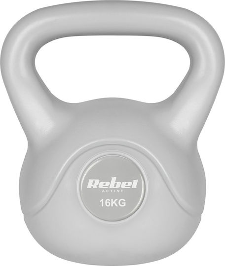 Rebel Active Kettlebell Bituminos Gri 16 Kg