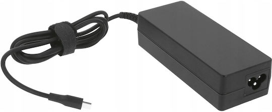 Mitsu 87W Usb-C Laptop-Ladegerät Usbc 5-20,2V 3-4,3A Schwarzes Notebook