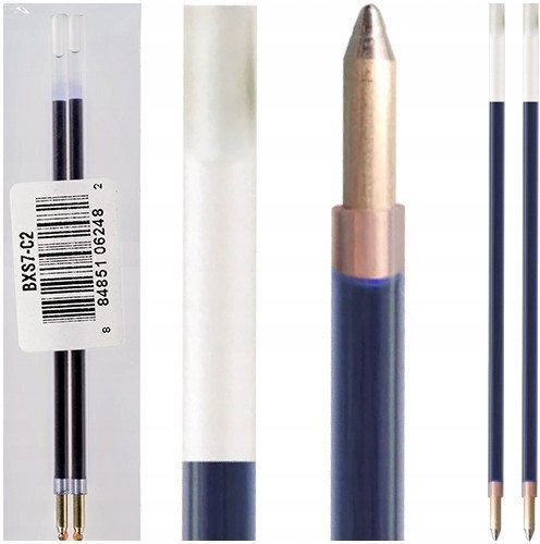 Pentel Refill 2 Ανταλλακτικά Μελάνια για Στυλό Μπλε