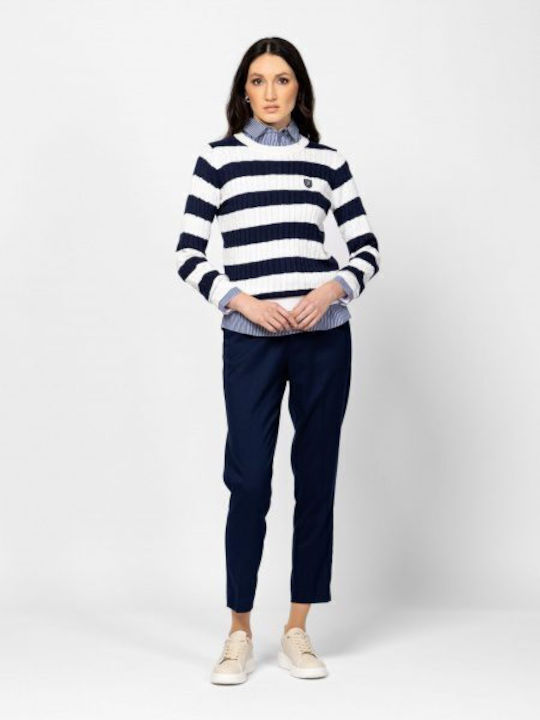 Women's Sweater Cotton Navy