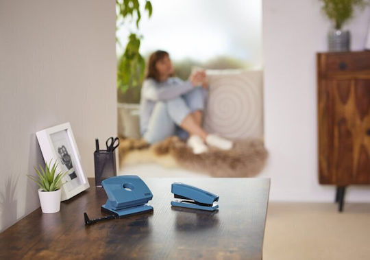Novus B2 Colorid Stapler + Staples Blue