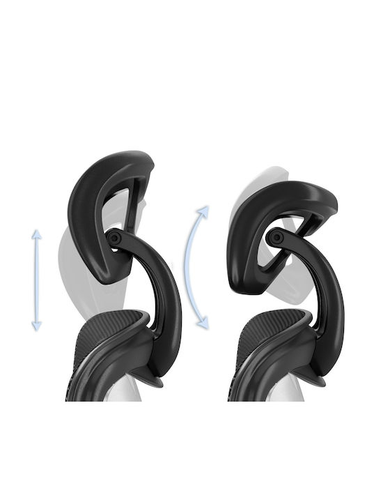 Mozos Office Chair with Fixed Arms Czarne