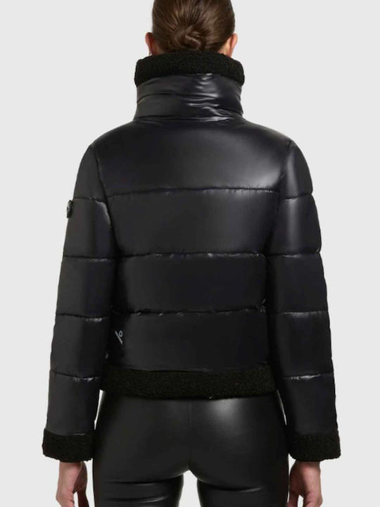 Women's Puffer Jacket for Winter Black