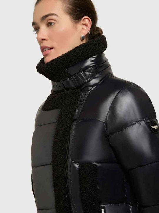 Women's Puffer Jacket for Winter Black