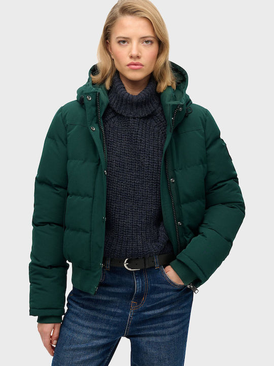 Everest Γυναικείο Bomber Jacket Dark Green