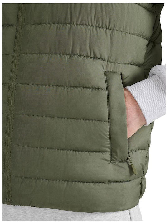 Sleeveless Winter Jacket Khaki