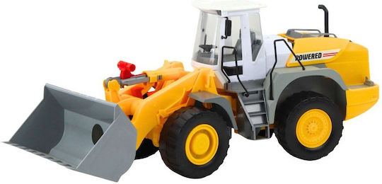 Large Excavator Movable Grey Yellow Bucket