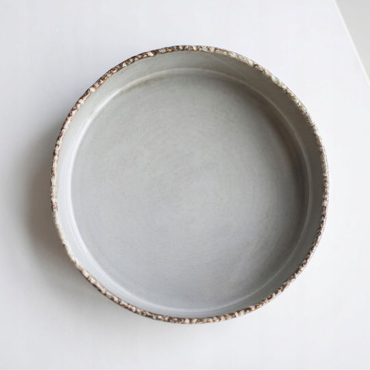Verlo Πιάτο Βαθύ Γκρι με Διάμετρο 20.5cm