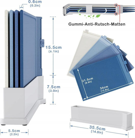 Present Time Elektrische Gitarren Schneidebrett Bambus 2Stück