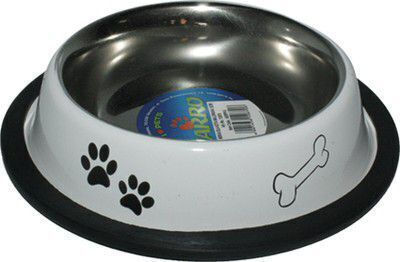 Metallic Food and Water Bowl for Dog and Cat 16cm