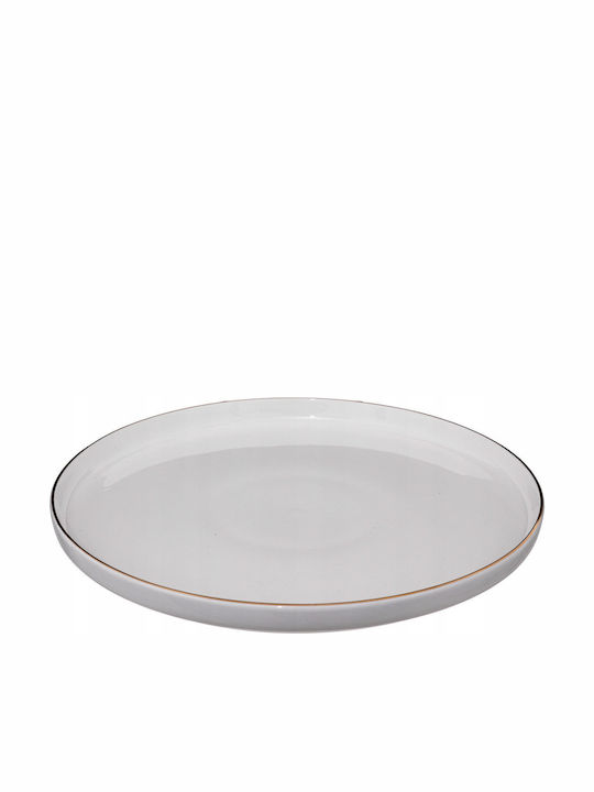 Secret de Gourmet Plate Shallow made of Porcelain White with Diameter 27cm 6pcs