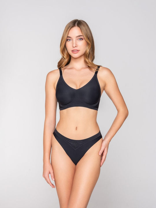 Luna Women's Bralette Bra Black