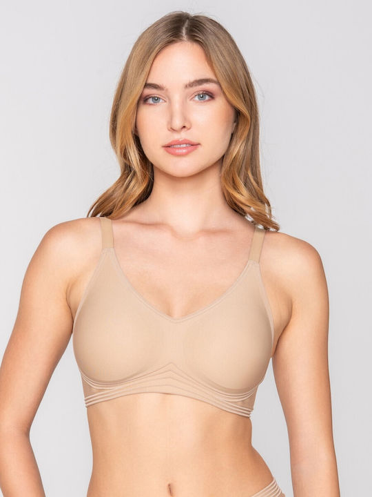 Luna Women's Bralette Bra Beige