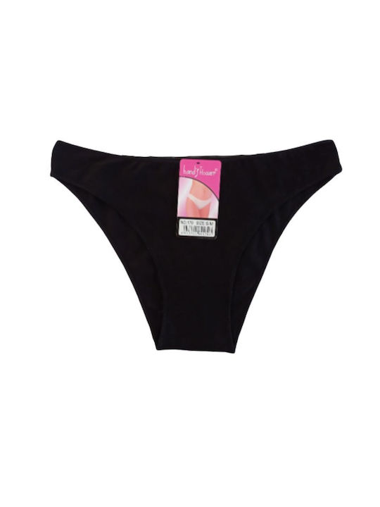 Βαμβακερά Γυναικεία Slip 3Pack Μαύρο