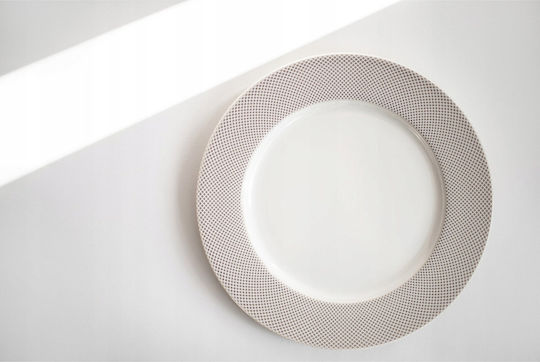 Novastyl Plate Shallow Beige with Diameter 23cm