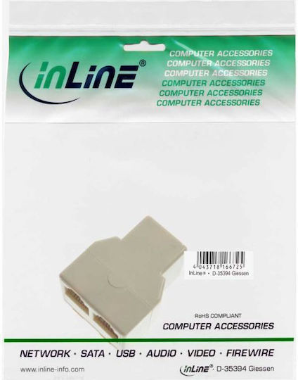 Inline Adapter 1x Rj12 2x Rj12 69999b