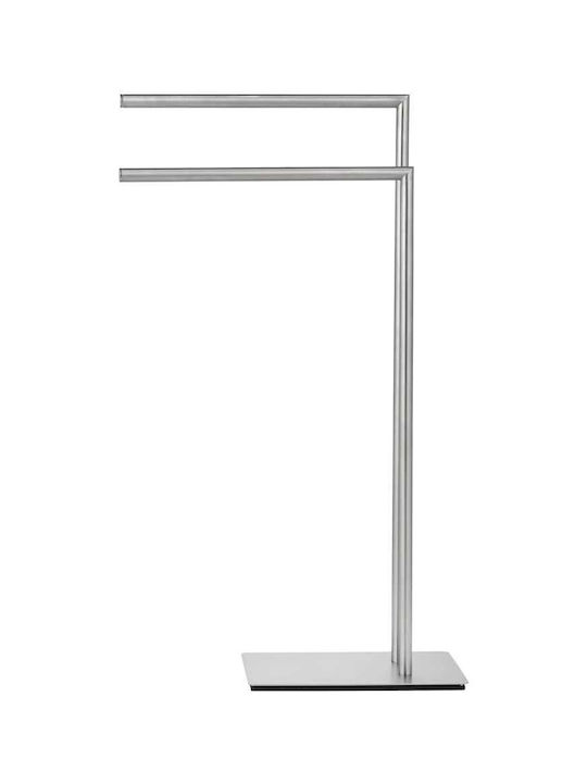 Wenko Καλόγερος Μπάνιου Διπλός ​48x80.5cm Ασημί