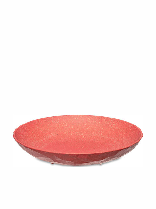 Koziol Deep Grey Serving Plate with Diameter 22cm 4 Pieces