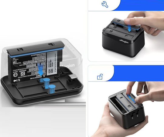 Usb Charger 3x Battery Insta360 X5 Insta360 X5 Amagisn Tbd06060566 Pf12