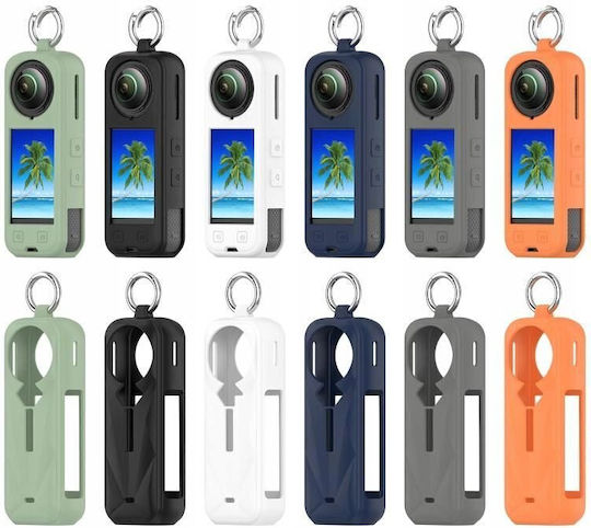 Silicone Protective Case Cover Insta360 X5 Insta 360 X5 Sya002918301a White