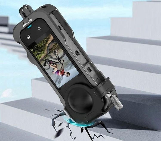 Suport Cadru Husă Cadru 2x Iso GoPro + Capac Insta360 X4 Pu981b