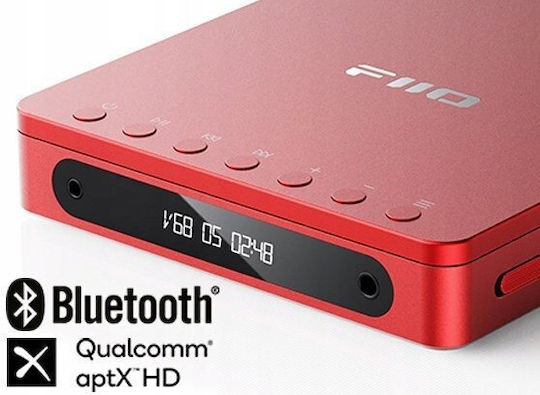 Fiio Dm13 Bt Roter Tragbarer CD-Spieler Bluetooth