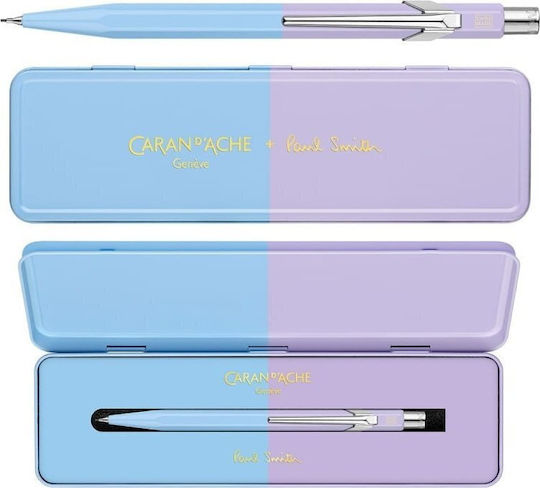 Mechanical Pencil Caran D`arche 844 0.5mm Paul Smith Ed4 Box Skyblue Lavender