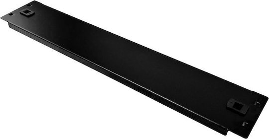 2u Panou Negru Metalic Cu Clips Rapide Montare Accesorii pentru dulapuri rack