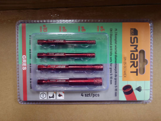 Smart 365 Diamond Hole Saw Set 25-SET4HEX