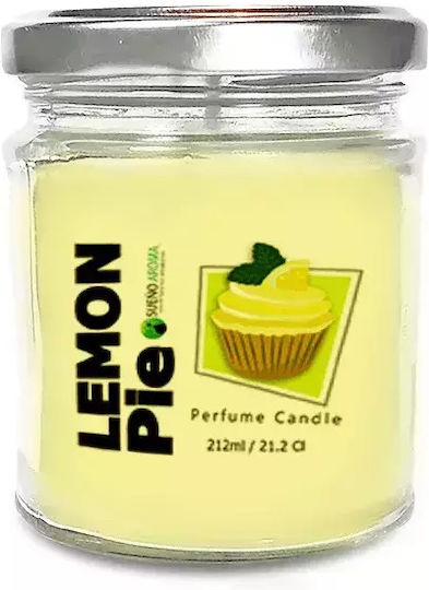 Sueno Aroma Φυτικό Αρωματικό Κερί Lemon Pie Βανίλια & Λεμόνι 212 Ml