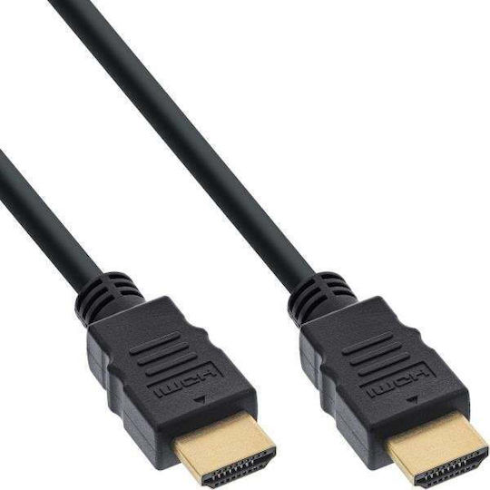 InLine High Speed Kabel HDMI-Stecker - HDMI-Stecker 3m Schwarz