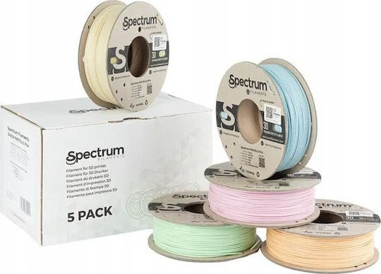 Σετ Spectrum 5pack Pastello Pla Νημάτων 1.75 Mm 1.25 Kg – 5 Χρώματα