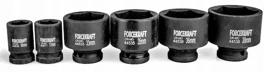 Forcekraft Căpăcel Pneumatic - Pneumatic cu Patrat de Prindere 1/2" Diametru 1/2" / 33 1buc