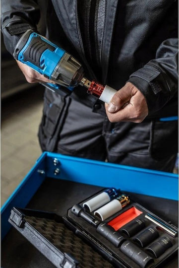 Högert Technik Sockets with Frame Host 1/2" Set 10 Pieces