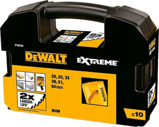 DEWALT Σετ Ποτηροπρίονα Ξηρής Κοπής με Διάμετρο 64mm