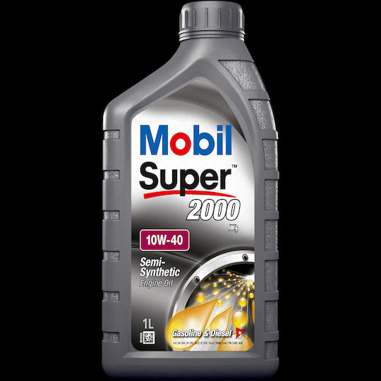 Mobil Super 2000 X1 Λάδι Αυτοκινήτου 10W-40 1lt