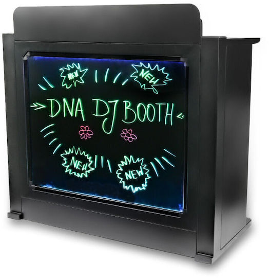 Dna Dj Booth Bk Dj Booth Table Rgb Led Πίνακας Οπίσθιο Φωτισμό