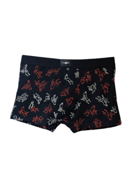France Jonr Ανδρικά Μποξεράκια Multicolour 4Pack