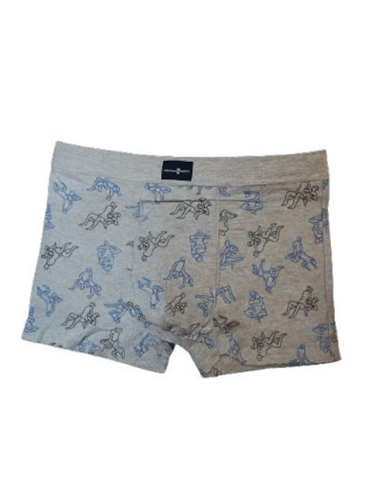 France Jonr Ανδρικά Μποξεράκια Multicolour 4Pack